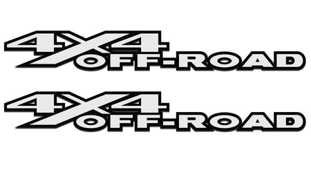 Black & Grey 4x4 Off-Road Bedside Vinyl Decals  Dodge Ram 1500 2500 3500 Power Wagon