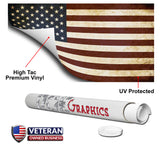 2x 13 Stars USA Flag Cornhole Board Bag Toss Wrap Set-Universal Fit patriotic