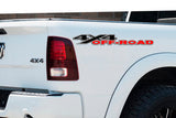 4x4 Off-Road Bedside Vinyl Decals  Dodge Ram 1500 2500 3500 Power Wagon