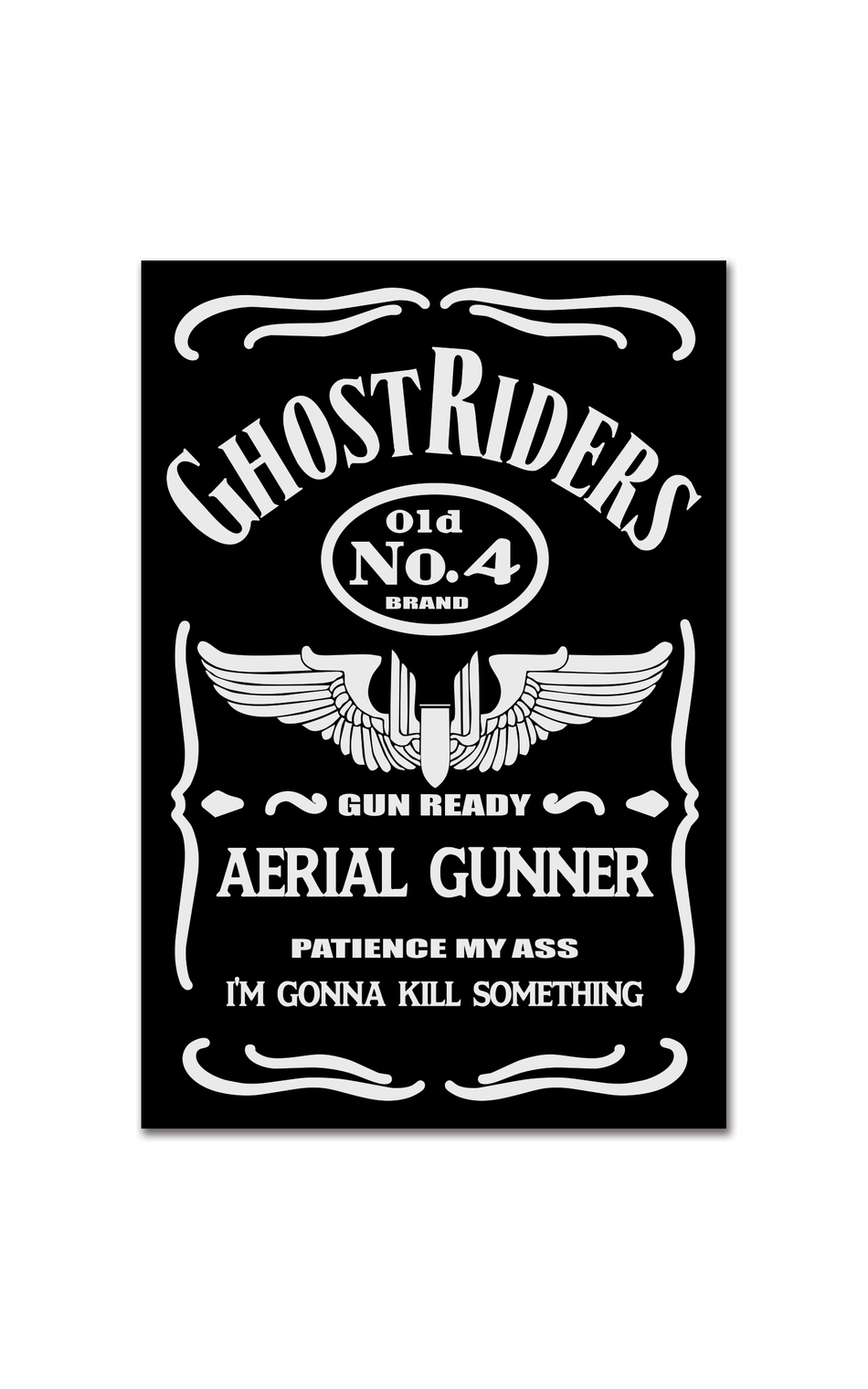 Gunner Jack Label Decal