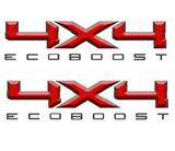 4X4 ECOBOOST DECAL (2 included) FITS: 2008-2017 FORD TRUCK F250 F350 SUPER DUTY