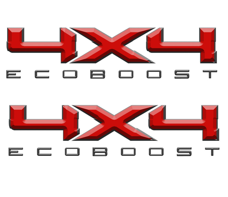 4X4 ECOBOOST DECAL (2 included) FITS: 2008-2017 FORD TRUCK F250 F350 SUPER DUTY