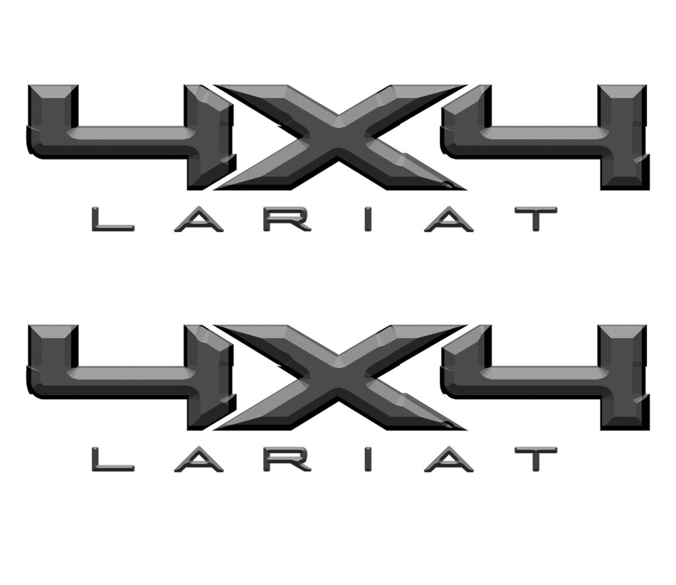 4X4 LARIAT DECAL (2 included) FITS: 2008-2017 FORD TRUCK F250 F350 SUPER DUTY