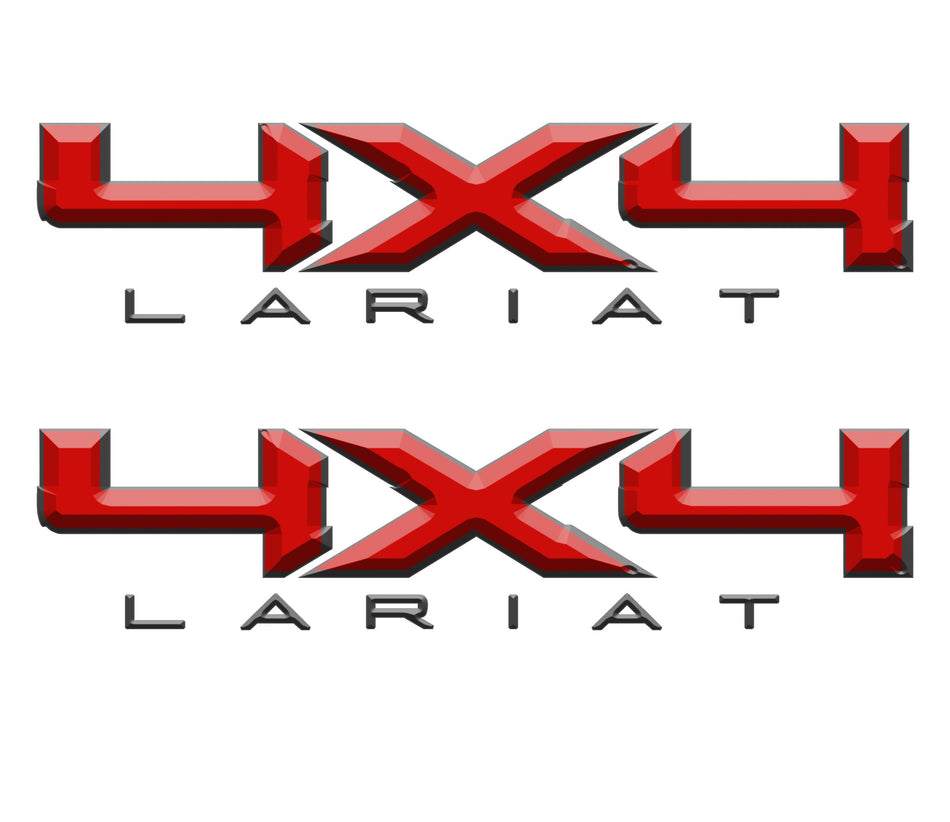 4X4 LARIAT DECAL (2 included) FITS: 2008-2017 FORD TRUCK F250 F350 SUPER DUTY