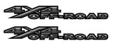 3D 4X4 Off-Road Bedside Vinyl Decals  Dodge Ram 1500 2500 3500 