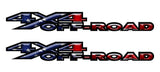 3D 4X4 Off-Road Bedside Vinyl Decals  Dodge Ram 1500 2500 3500 