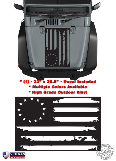 jeep hood decals custom