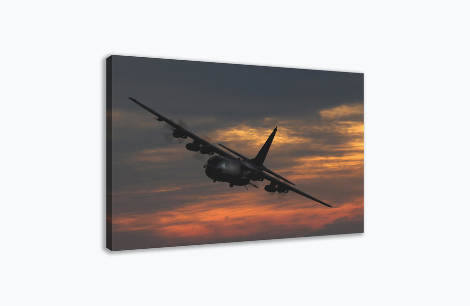 AC-130U Gunship Canvas Print Orbit