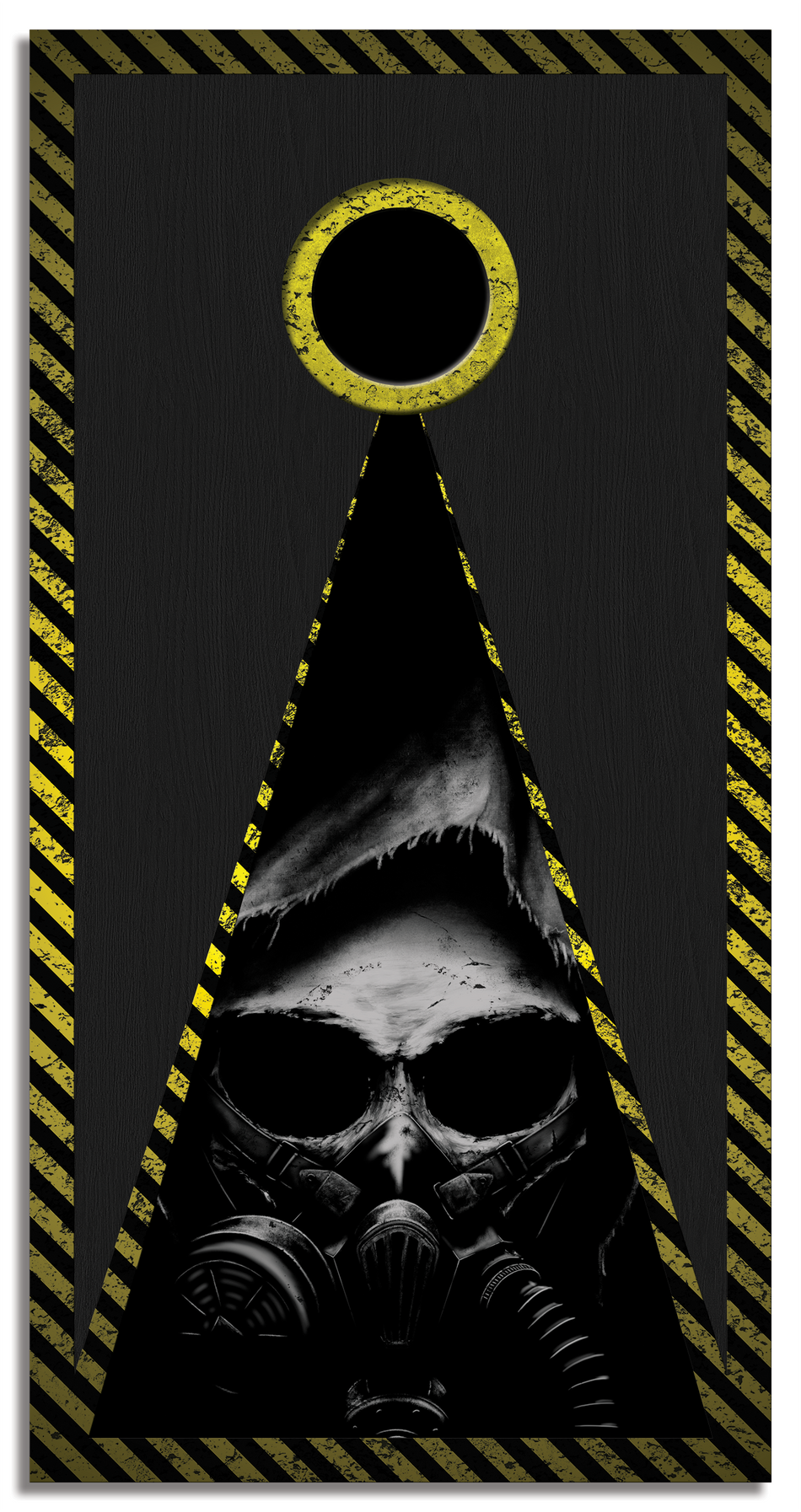Bio-Hazard Custom Cornhole Vinyl Wrap