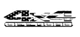 4x4 Off Road 3D Patriotic Bedside Vinyl Decals Fits New Dodge Ram 1500 2500 3500 Power Wagon