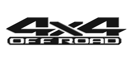 Pastel Orange 3D 4x4 Off Road Bedside Vinyl Decals  Dodge Ram 1500 2500 3500 