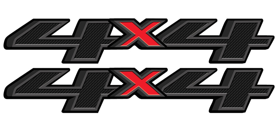 4x4 Vinyl Decal for Truck Bed Fits: 2014-2018GMC Chevrolet Silverado