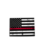 Colorado Distressed Subdued US Flag Thin Blue Line/Thin Red Line/Thin Green Line Sticker. Support Police/Firefighters/Military