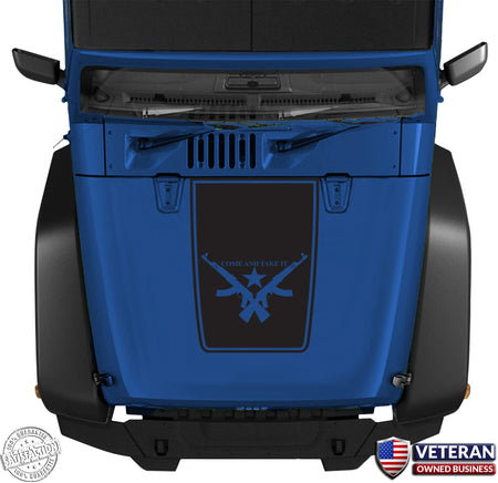 Jeep Hood Blackout Vinyl Decal