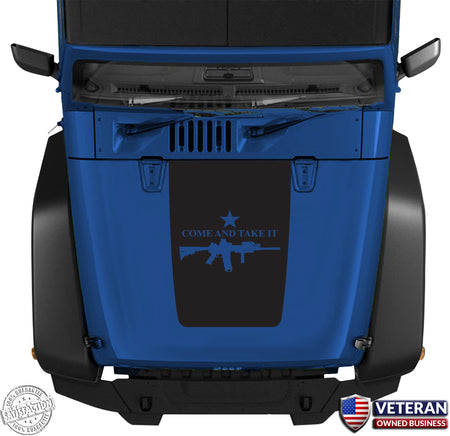 Jeep Hood Blackout Vinyl Decal