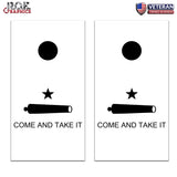Come and Take it Texas Cornhole Board Bag Toss Wrap Set-Universal Fit patriotic