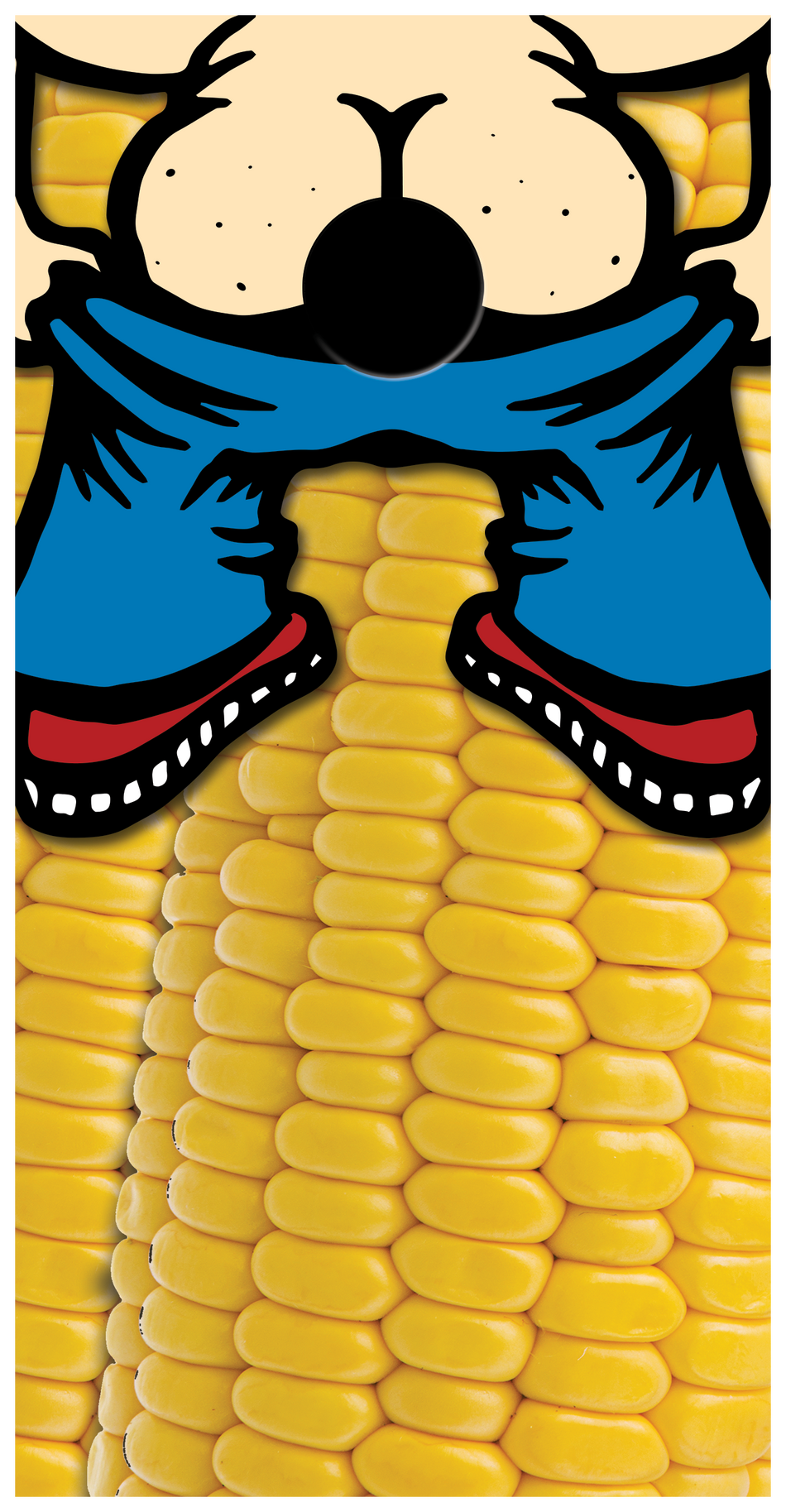 Cornhole Butt Corn Cob Custom Vinyl Cornhole Wrap