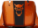Hood Blackout Demon Skull Evil Vinyl Decal Sticker fit: Jeep CJ 5 6 7 8