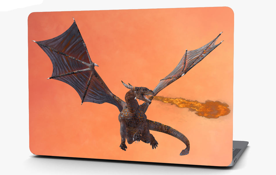 Flying Dragon Vinyl Laptop Computer Skin Sticker Decal Wrap Macbook Various Sizes