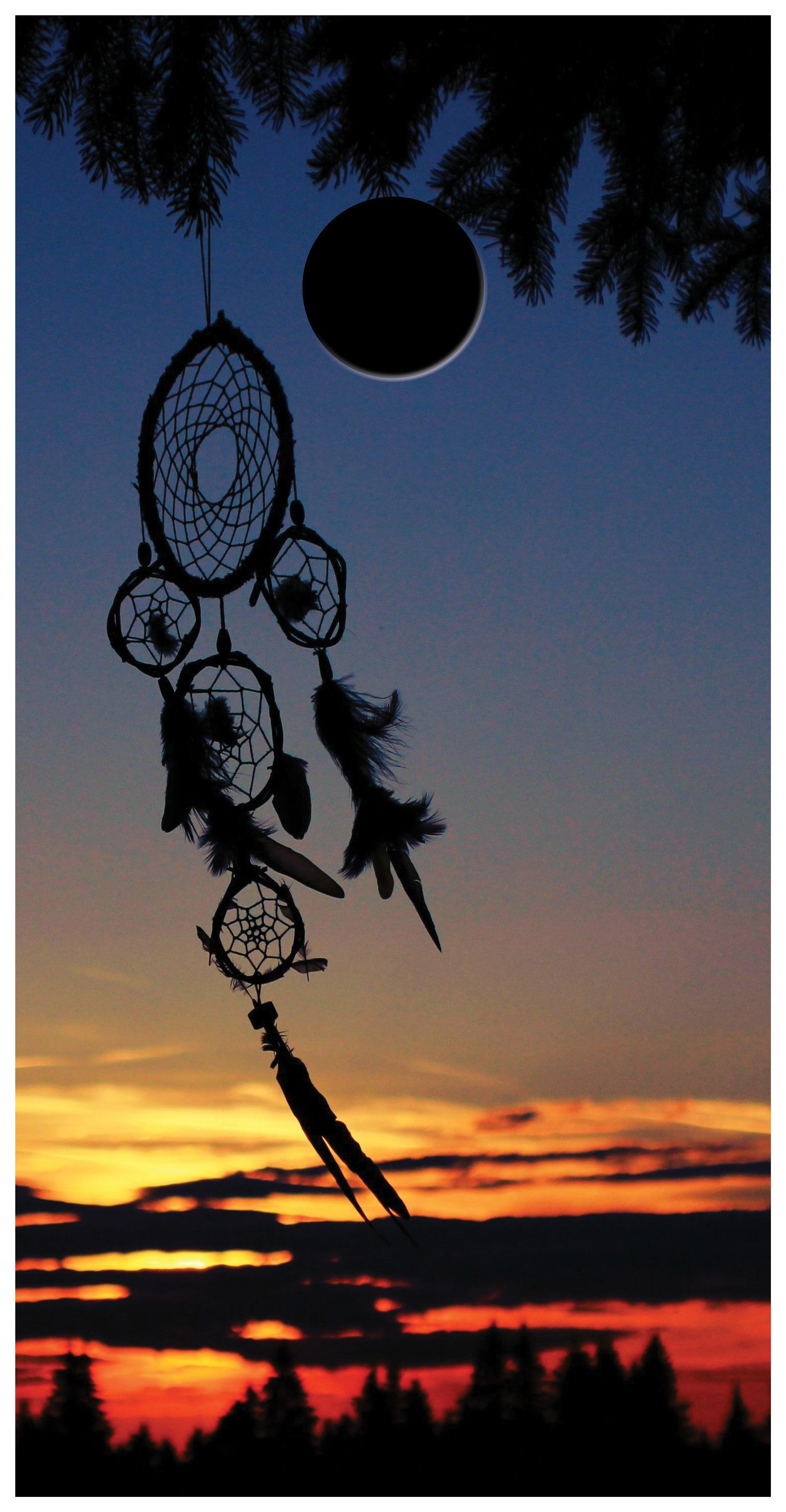 Dream Catcher Custom Cornhole Vinyl Wrap
