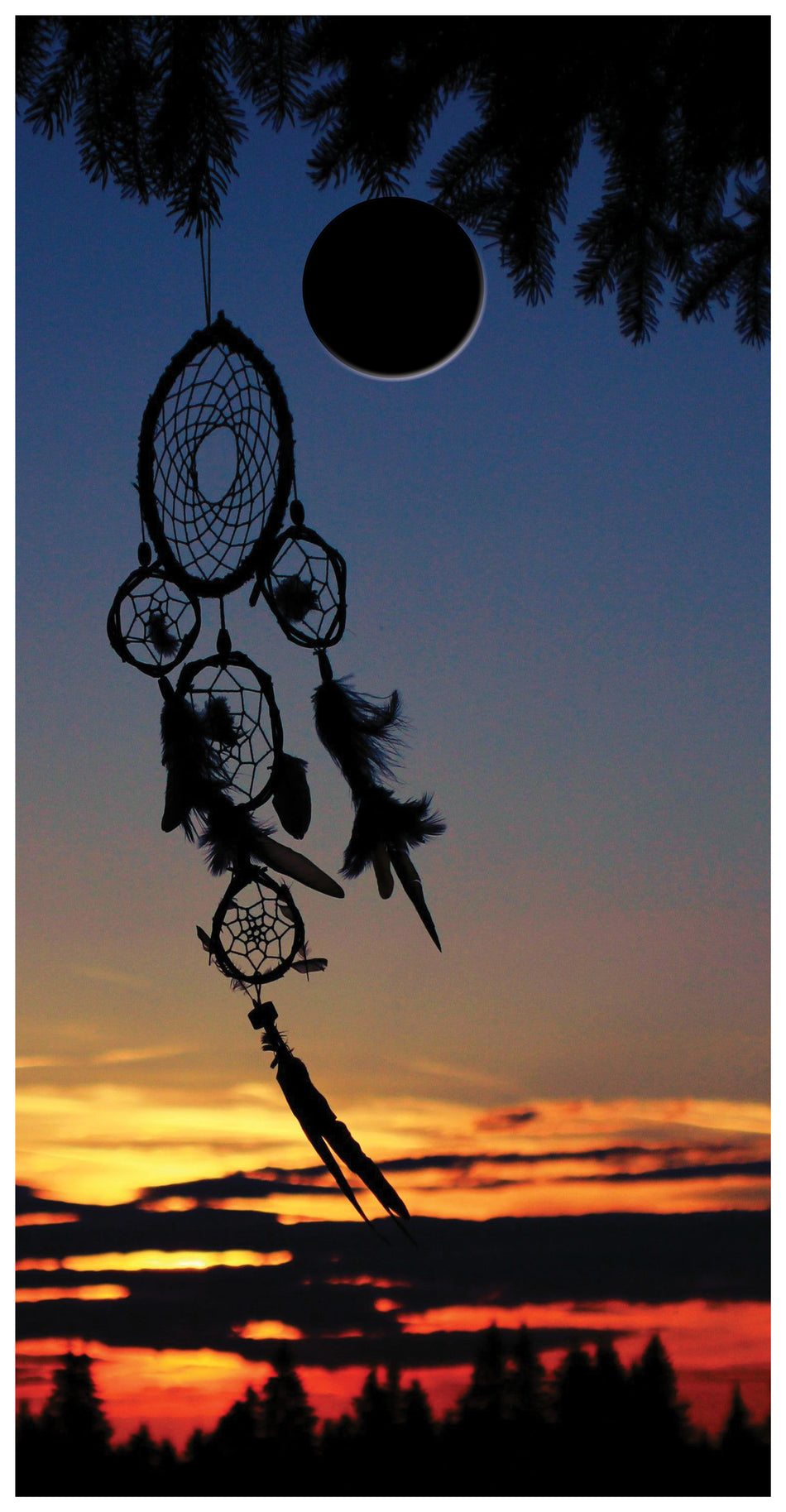Dream Catcher Custom Cornhole Vinyl Wrap