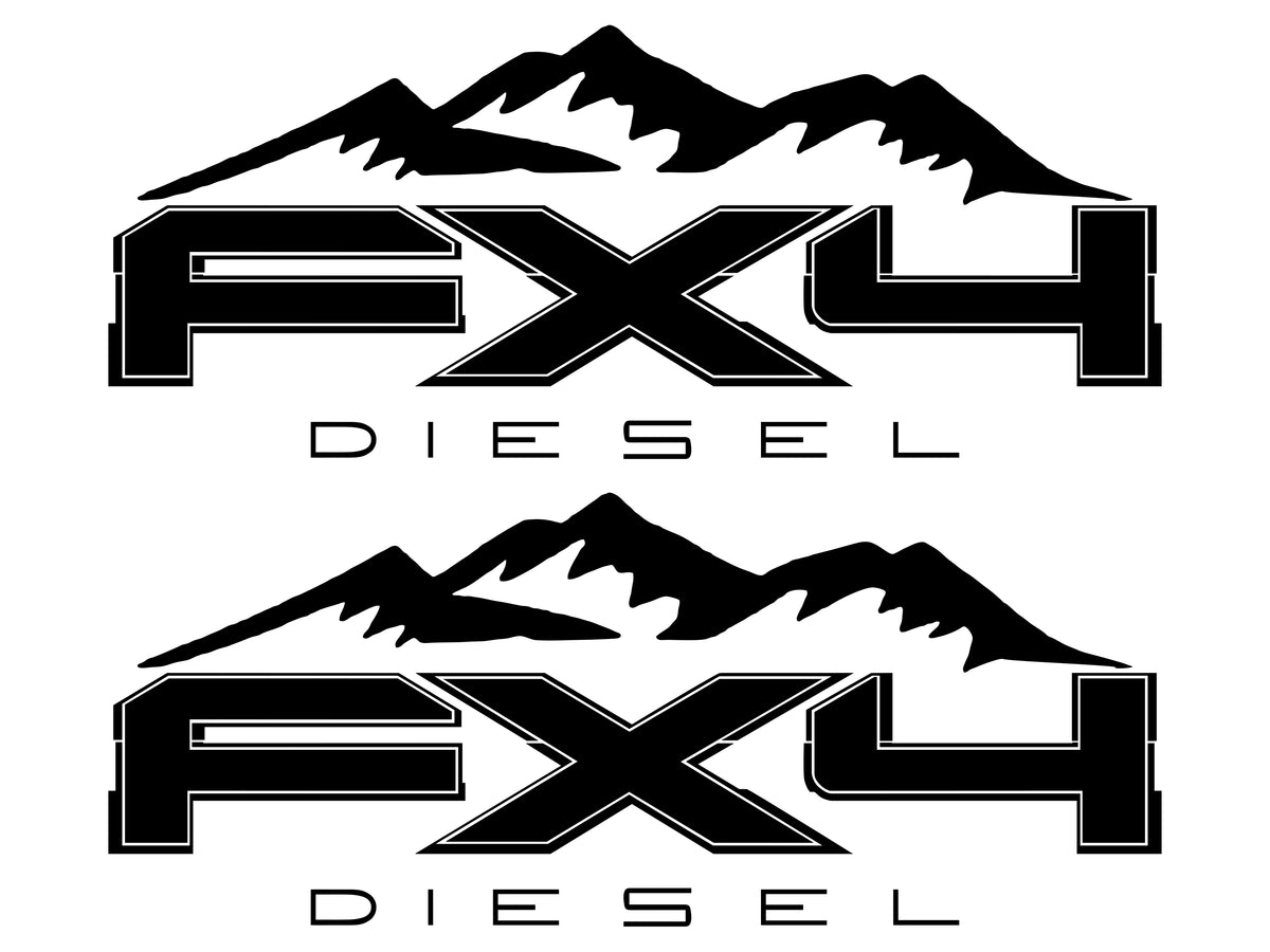 Ford FX4 Offroad Vinyl Decal
