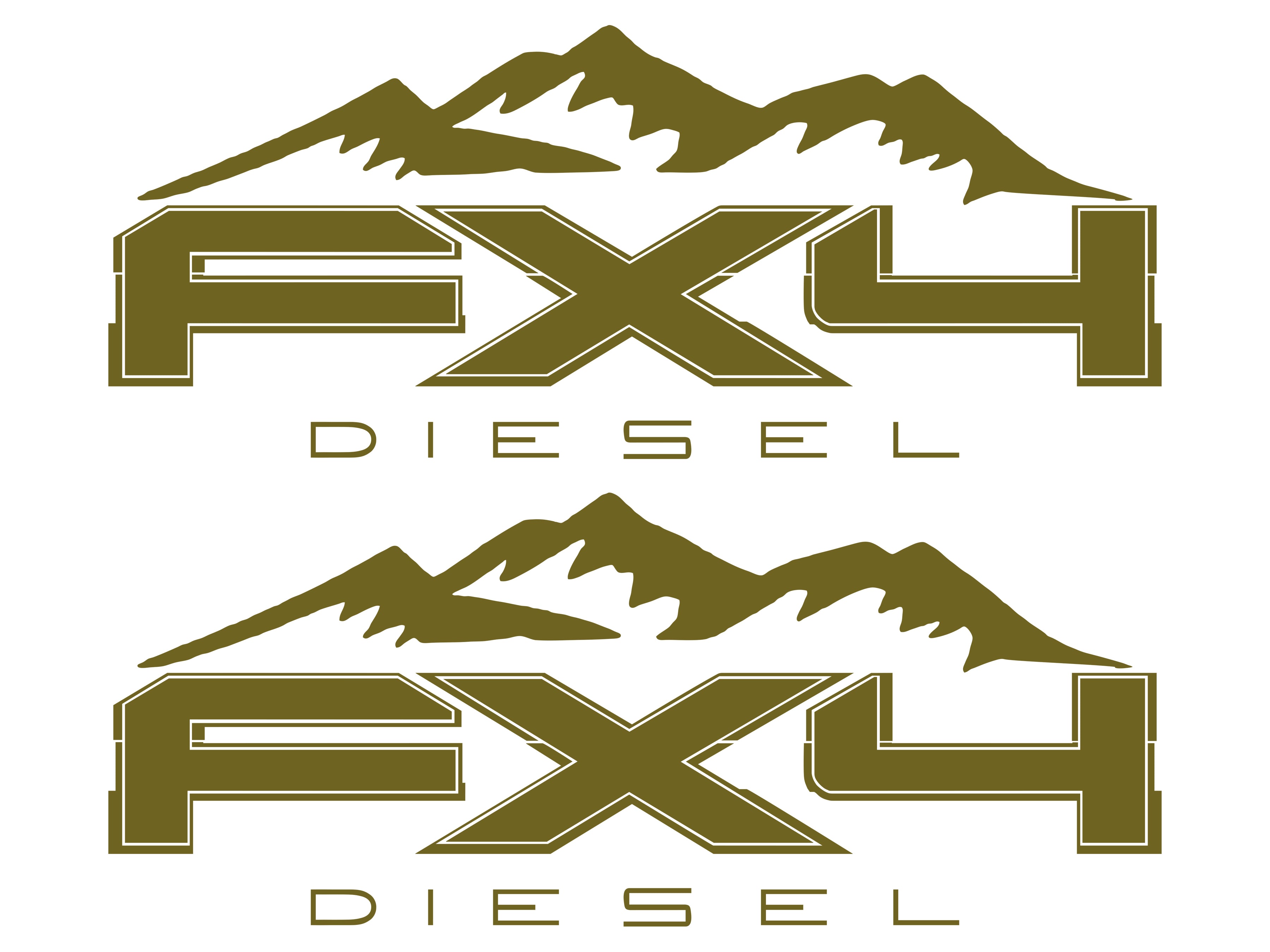 Ford FX4 Offroad Vinyl Decal