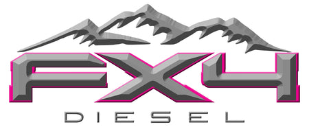 Ford FX4 Diesel Vinyl Decal