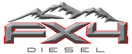 Ford FX4 Diesel Vinyl Decal