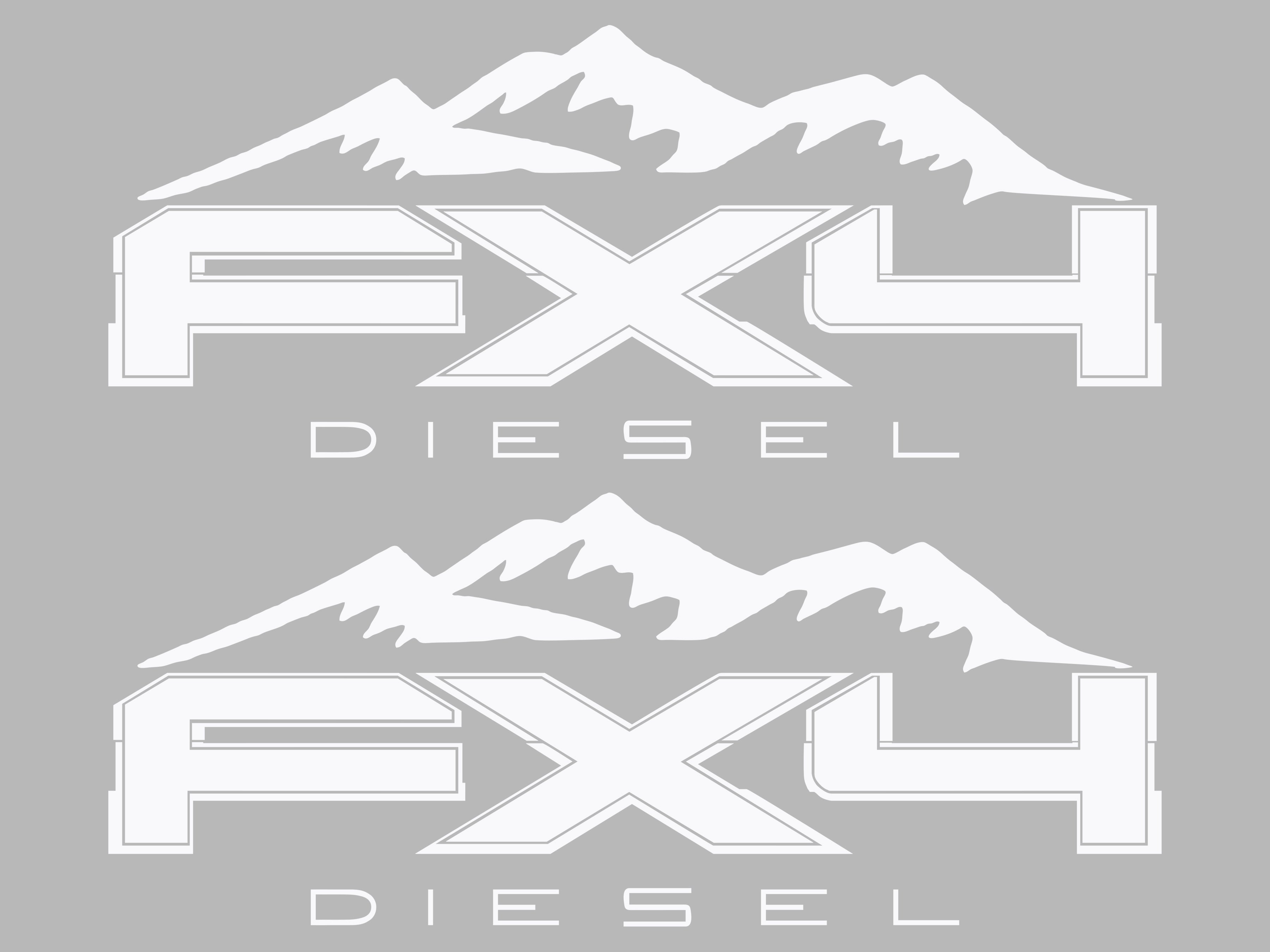 Ford FX4 Offroad Vinyl Decal