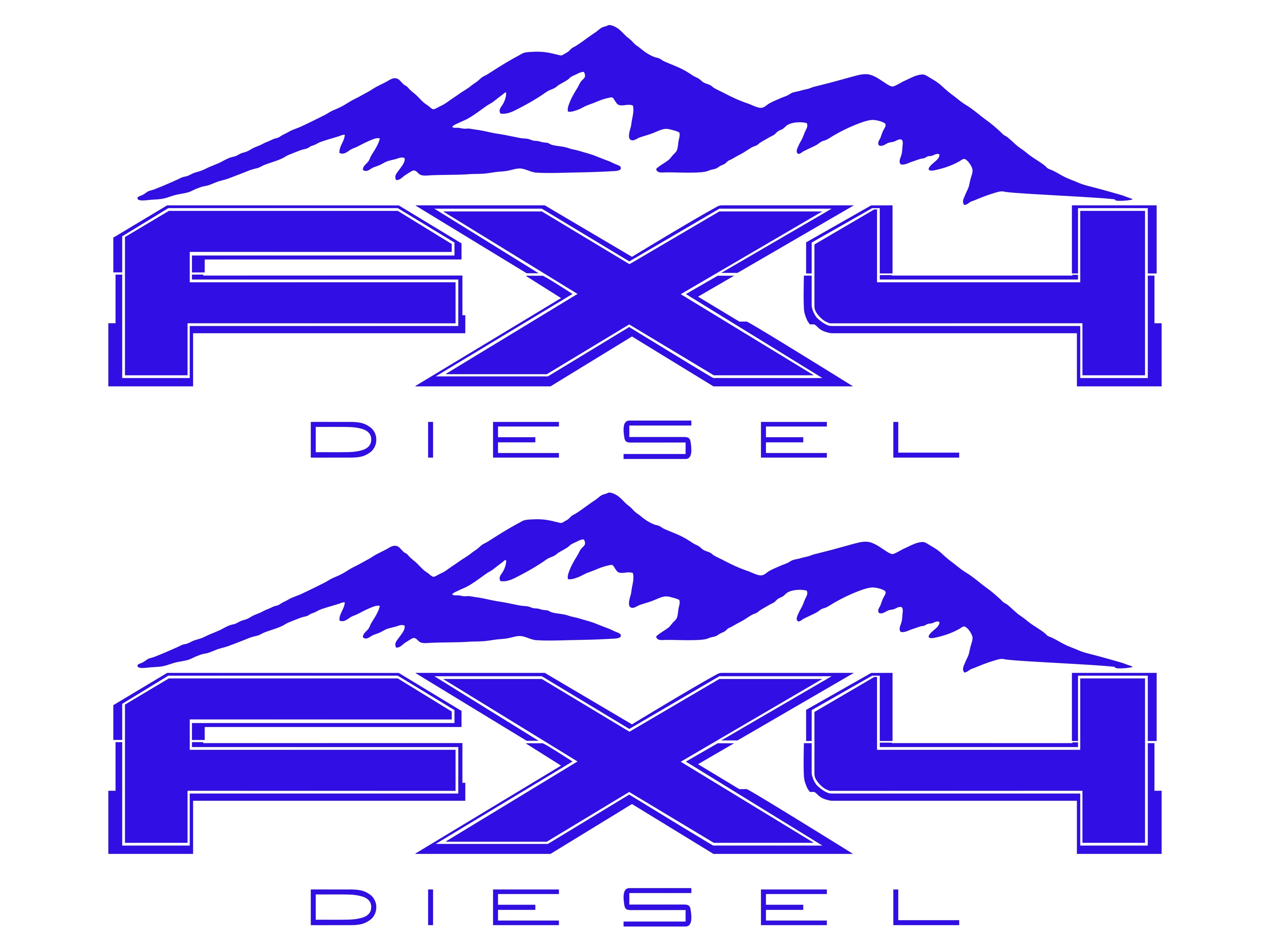 Ford FX4 Offroad Vinyl Decal