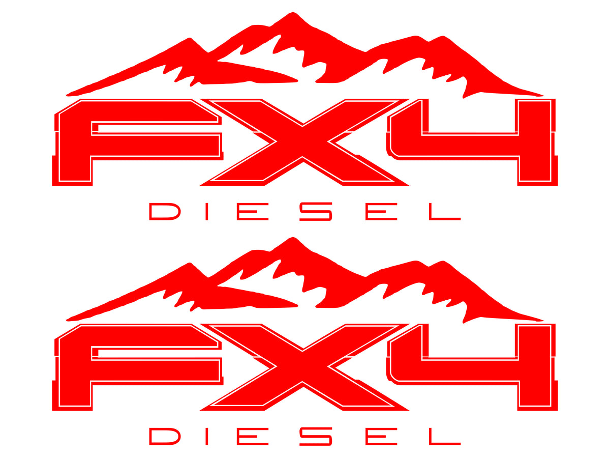 Ford FX4 Offroad Vinyl Decal