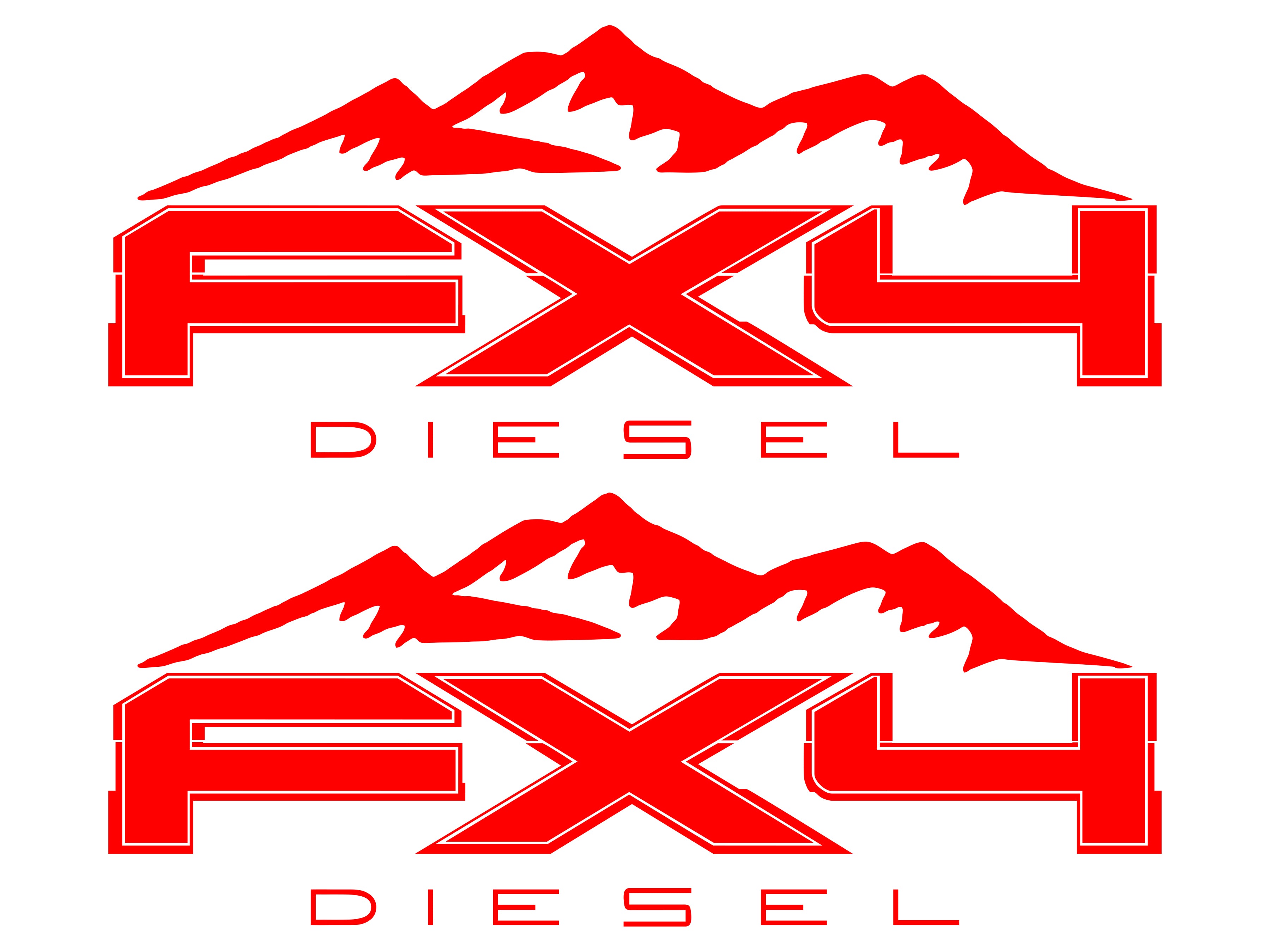 Ford FX4 Offroad Vinyl Decal