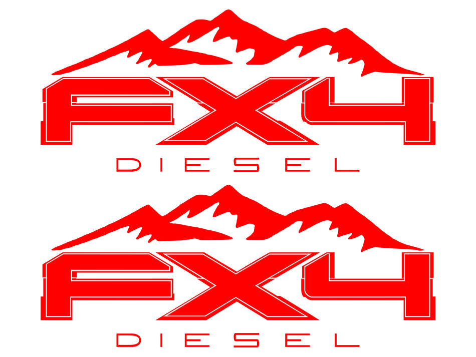 Ford FX4 Offroad Vinyl Decal