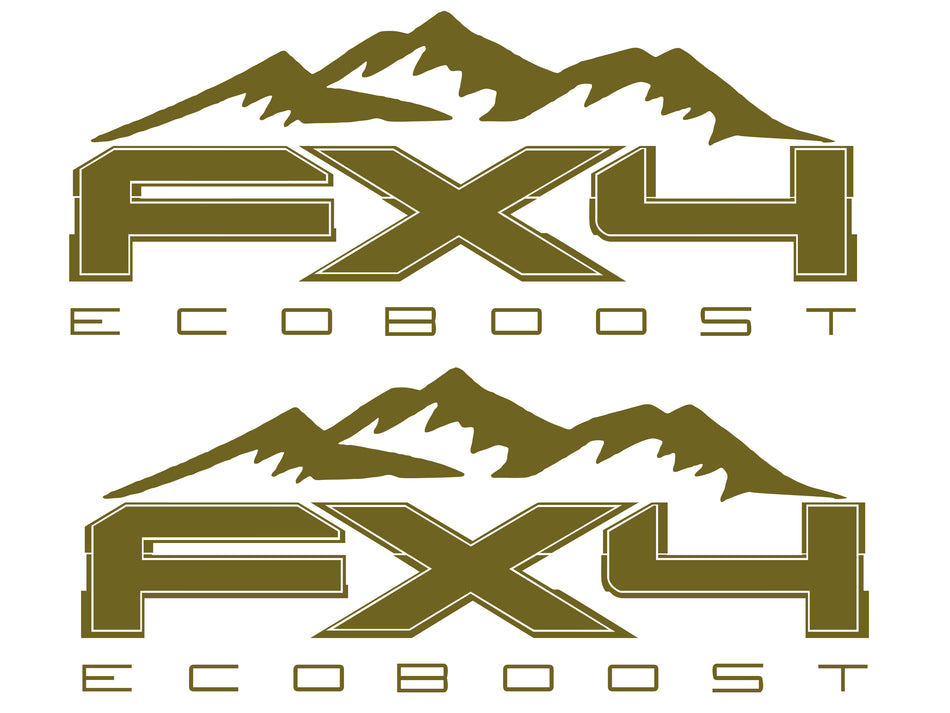 FX4 Eco Boost MOUNTAIN Bedside Fits Ford 2008-2017 F150-250 SUPER DUTY