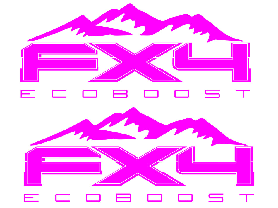 FX4 Eco Boost MOUNTAIN Bedside Fits Ford 2008-2017 F150-250 SUPER DUTY