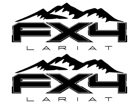  FX4 Lariat Vinyl Decal