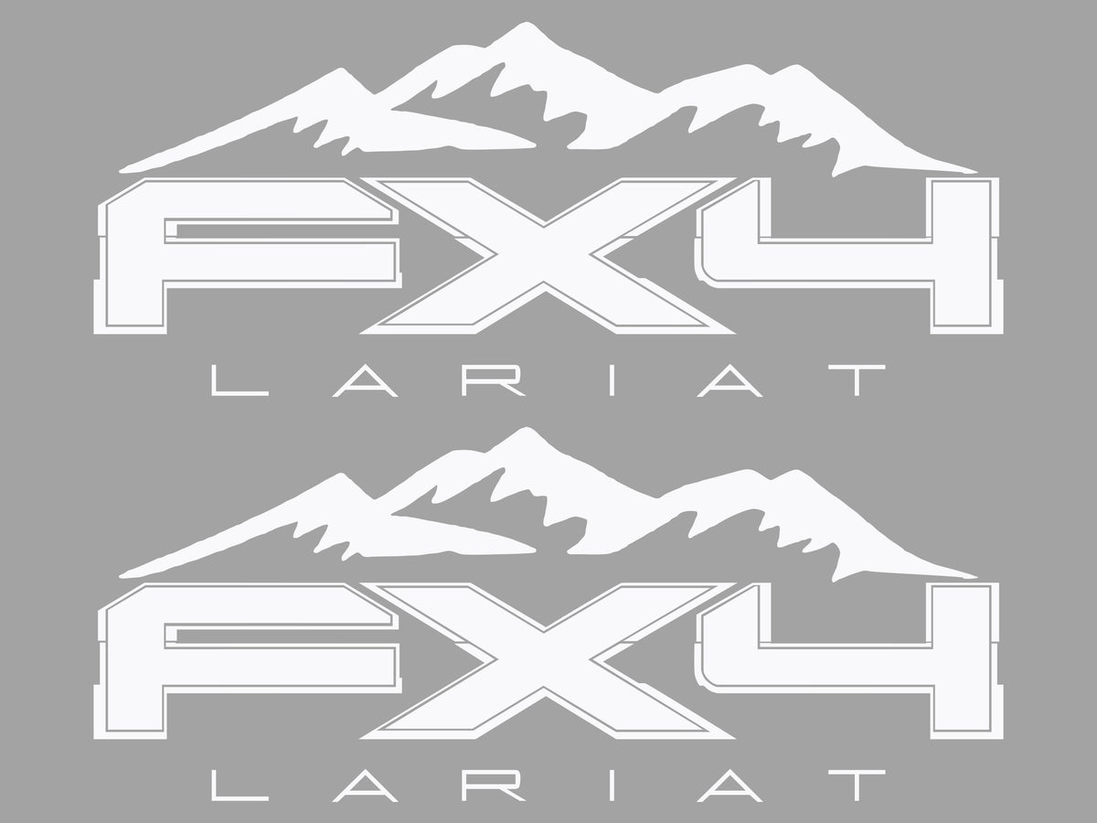  FX4 Lariat Vinyl Decal