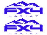  FX4 Lariat Vinyl Decal