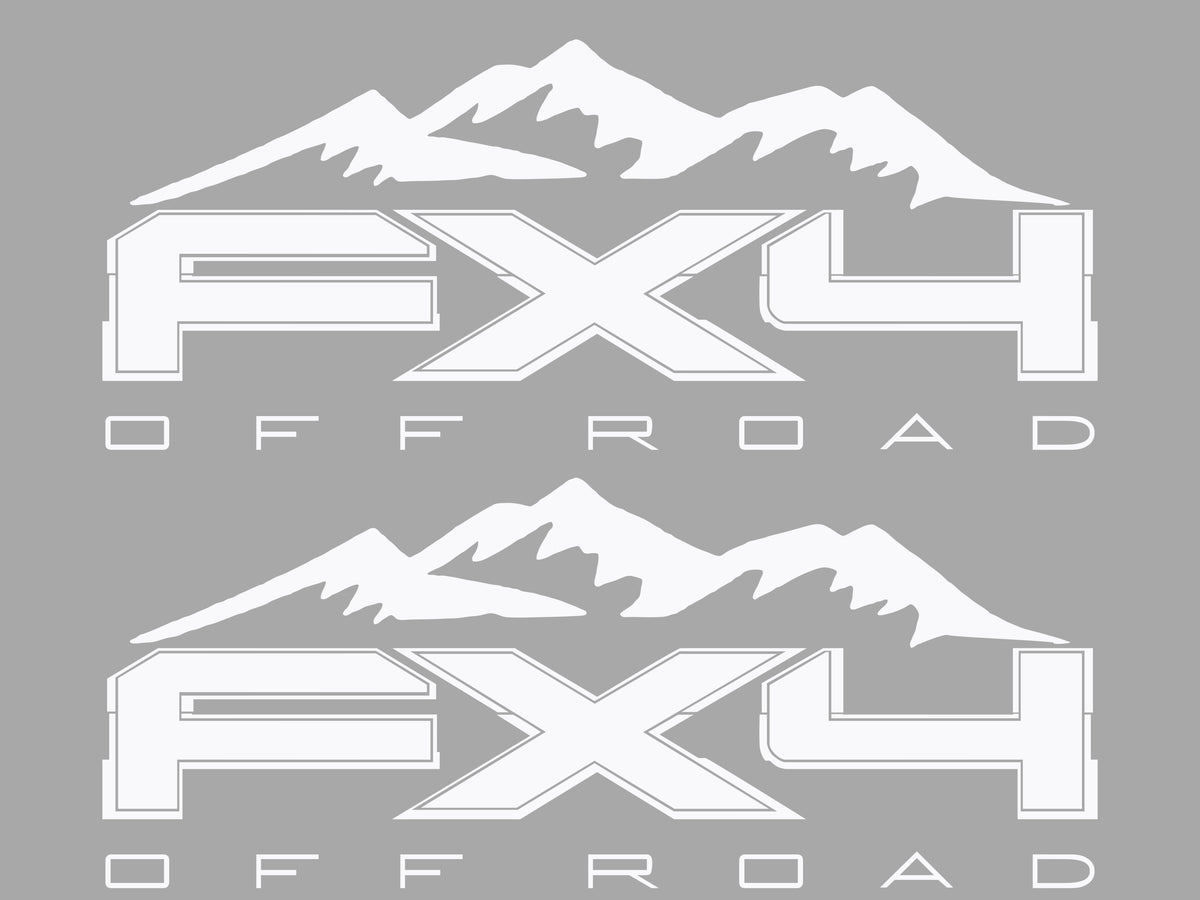 FX4 Off Road Mountains Vinyl Decal