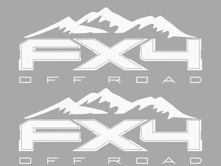 FX4 Off Road Mountains Vinyl Decal