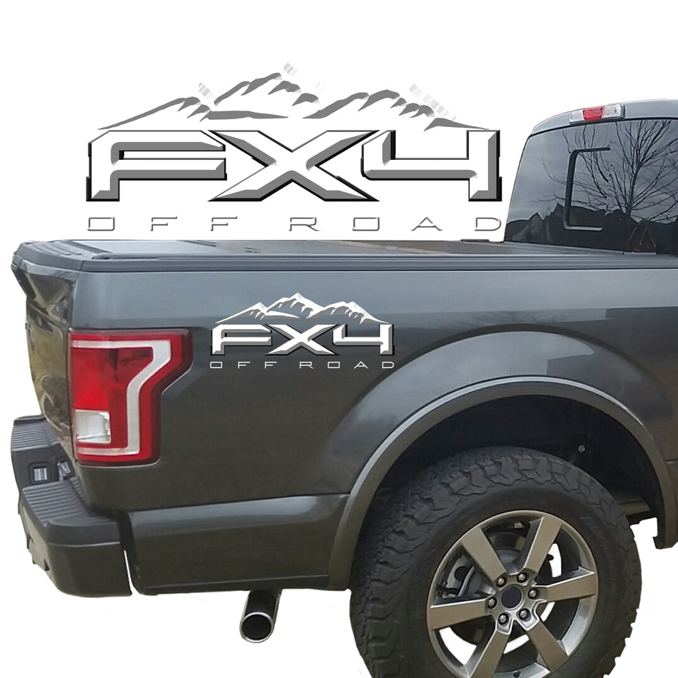 3D Ford FX4 Off road Vinyl Decal