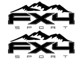 Ford FX4 Sport Mountains Vinyl Decal