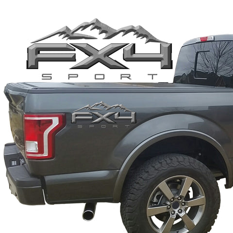 3D Ford FX4 Sport Mountains Vinyl Decal