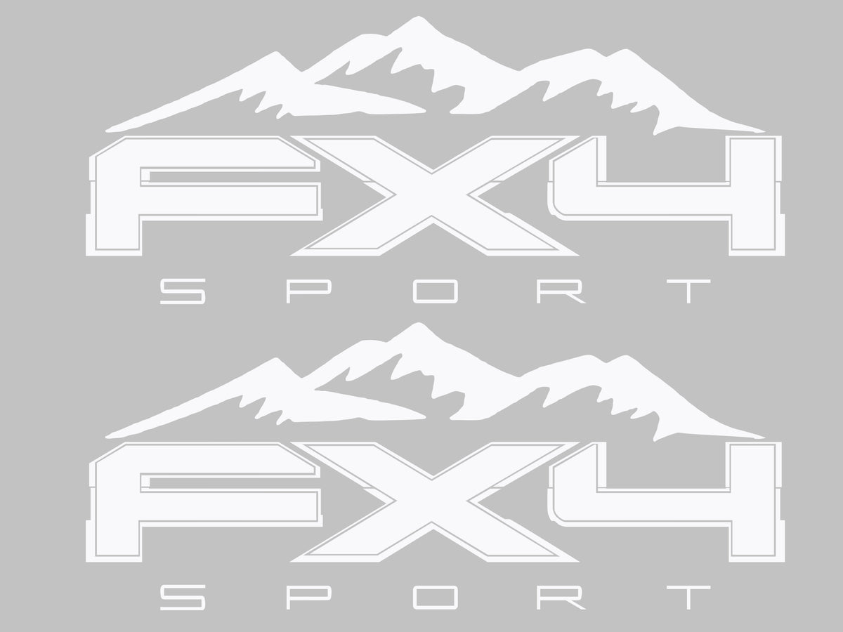 Ford FX4 Sport Mountains Vinyl Decal