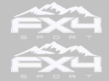 Ford FX4 Sport Mountains Vinyl Decal