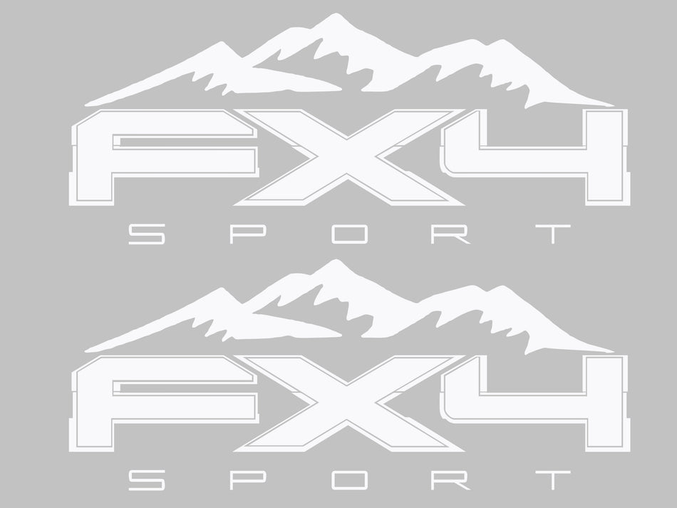 Ford FX4 Sport Mountains Vinyl Decal