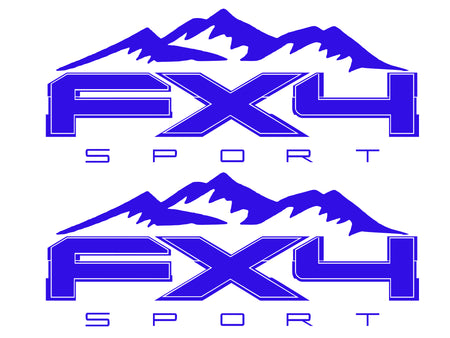 Ford FX4 Sport Mountains Vinyl Decal