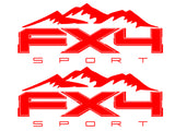 Ford FX4 Sport Mountains Vinyl Decal