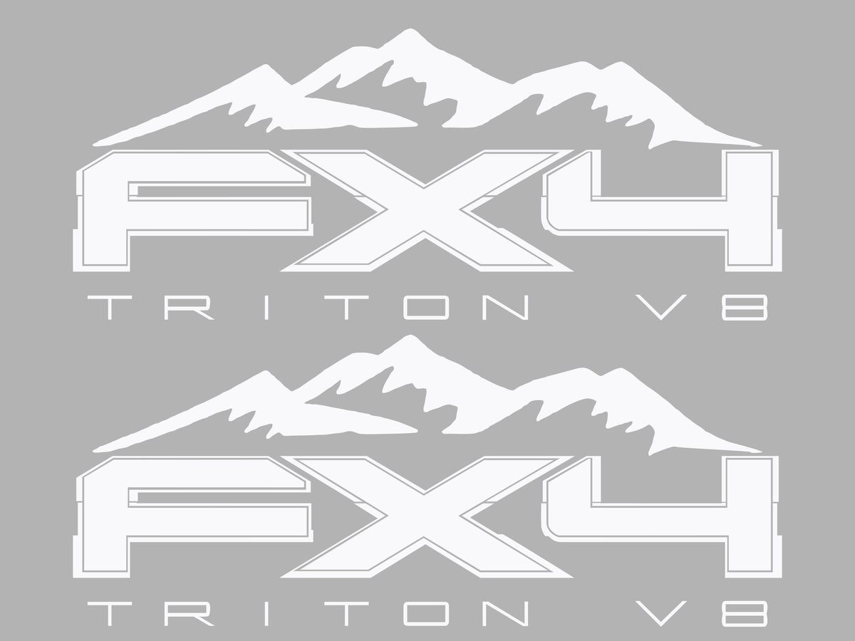 Ford FX4 Triton V8 Vinyl Decal